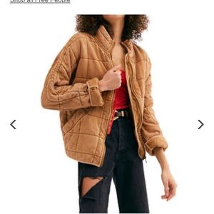 Free People Dolman Quilted Knit Jacket